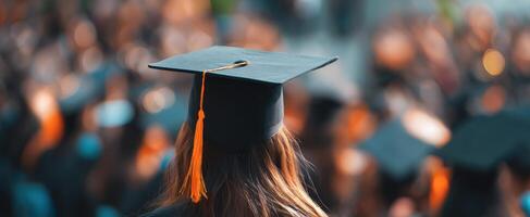 The Graduation Cap in a Sea of Commemorative Celebration Moments photo