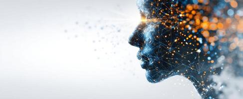 The Abstract Profile of a Human in a Digital Universe photo
