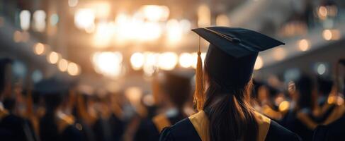 The Graduate Cap Shines in Celebration of Achievement and Future Endeavors photo