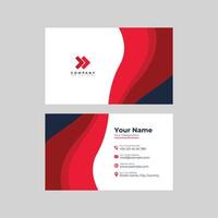 unique modern style business card template vector