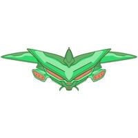 Robot Airplane Illustration vector