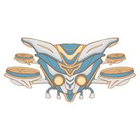 Drone Robot Illustration vector