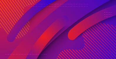 abstract colorful purple with circle geometric shape composition design background. vector