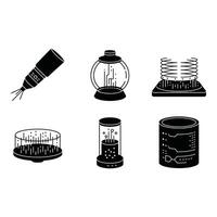 Exploring futuristic technology a collection of sci fi devices with intricate circuit designs in vector