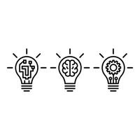 Illustrating the Evolution of Ideas from Artificial Intelligence to Human Brain to Machine Mind with vector