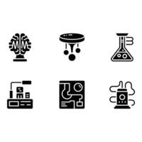 Collection of Science and Technology Icons vector