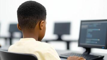 Engaging Community Workshop for All Ages Featuring Diverse Participants Learning Technology Skills photo