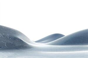 A blue wave pattern on a white background photo