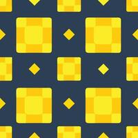 a yellow and black square pattern vector