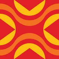 a red and yellow abstract pattern vector