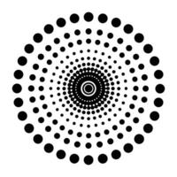 a black and white image of a circular pattern vector