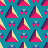a colorful geometric pattern with triangles. vector