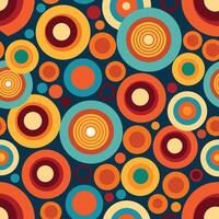 seamless pattern with circles. vector
