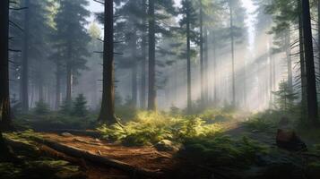 pine realistic tree photo