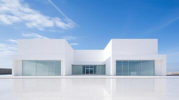 minimalist architecture white photo