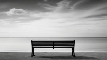 contemplation black and white minimal photo