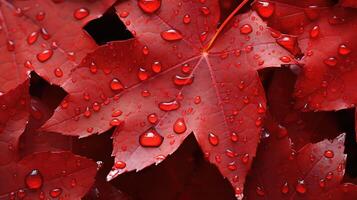 image autumn leaves red photo