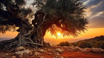 branches ancient tree photo