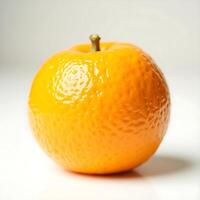 Single Citrus Fruit Closeup, Fresh and Vibrant photo