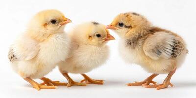 Chicks in a Simple Studio Setting photo