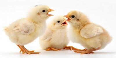 Minimalist Chick Photo with White Background
