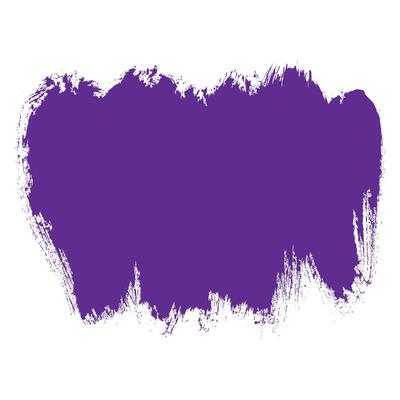Purple Hand Drawn Grunge Ink Brush Stroke. Creative abstract paintbrush line with rough edges. Stain for backdrops. Freehand doodle line borders. Black splashes