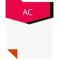 Ac File Format Minimal Icon png