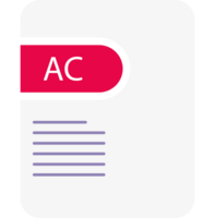 Ac File Icon Deep And Minimal png
