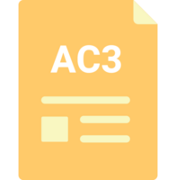 Ac3 File Icon With Symbols png
