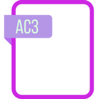 Ac3 File Rectangular Icon png