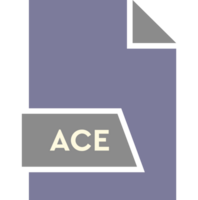 Ace File Format Icon Space In Shapes png