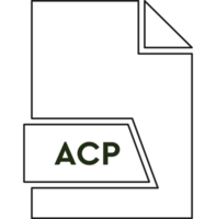 Acp File Format Icon Spacing In Objects png