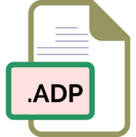 Adp File Extension Icon Color Fill Rounded Corners Inside Transparent png