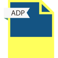 Adp File Format Icon Roe Color Fill png