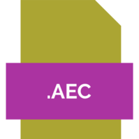 Aec File Extension Icon Fill Crisp Corners With Symbol png