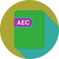 Aec File Icon Jelly Bean And Medium Carmine Color In Circular Shape png