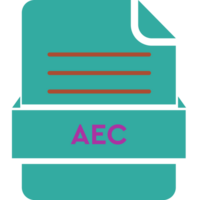 Aec File Icon Black Color And Lines png