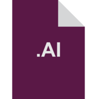 Ai File Icon Fill Crisp Corners V1 png