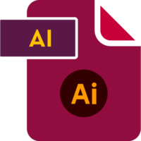 Ai File Format Icon Rounded Shapes And Spacing png