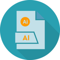 Ai File Format Icon Space In Shapes And Circular Shape Outside png