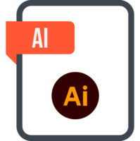 Ai File Rectangular Icon png