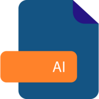 Ai File Extension Icon Rounded Corners And Deep Color png