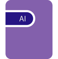 Ai File Icon Black Fill And Empty For Symbol png