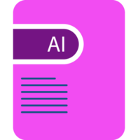 Ai File Icon Deep And Minimal png