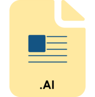 Ai Inside Fill Icon With Minimal Lines And Rectangle png