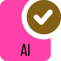 Ai Ip File Icon With Black Checked Mark png