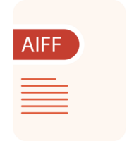 Aiff File Icon Deep And Minimal png