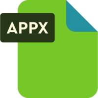 Appx File Format Icon Rounded Shapes png