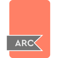 Arc File Format Icon Cream Fill png