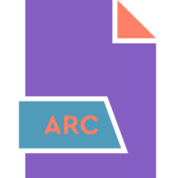 Arc File Format Icon In Shapes png